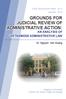 GROUNDS FOR JUDICIAL REVIEW OF ADMINISTRATIVE ACTION: AN ANALYSIS OF VIETNAMESE ADMINISTRATIVE LAW