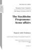 The Stockholm Programme: home affairs