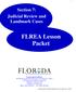 FLREA Lesson Packet. Created and Provided by: The Florida Law Related Education Association, Inc. 2012