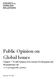 Public Opinion on Global Issues. Chapter 7: World Opinion on Economic Development and Humanitarian Aid