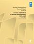 Human Development Research Paper 2010/10 Success and Failure in Human Development, Gustav Ranis and Frances Stewart