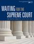 WAITING FOR THE SUPREME COURT IMMIGRATION LAWMAKING IN THE STATES 2012
