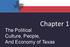 Chapter 1. The Political Culture, People, And Economy of Texas