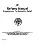 UPL Referee Manual. Prosecutions For Injunctive Relief