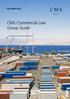 CMS Commercial Law Group Guide. Distribution and Agency Agreements