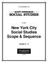 New York City Social Studies Scope & Sequence