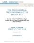 THE AFGHANISTAN- PAKISTAN WAR AT THE END OF 2011: