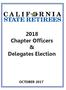 2018 Chapter Officers & Delegates Election
