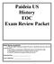 Paideia US History EOC Exam Review Packet
