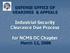DEFENSE OFFICE OF HEARINGS & APPEALS. Industrial Security Clearance Due Process. for NCMS DC Chapter March 12, 2008