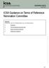 ICSA Guidance on Terms of Reference Nomination Committee
