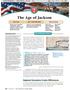 The Age of Jackson WHY IT MATTERS NOW. Jackson s use of presidential powers laid the foundation for the modern presidency.
