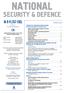 NATIONAL SECURITY & DEFENCE. π 8-9 ( ) CONTENT