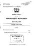 \ / REPUBLIC OF KENYA KENYA GAZETTE SUPPLEMENT SENATE BILLS, 2018 CONTENT. The Office of the County Printer Bill,