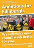 Ambitious for Edinburgh