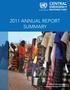 United Nations 2011 ANNUAL REPORT SUMMARY