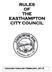 RULES OF THE EASTHAMPTON CITY COUNCIL