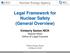 Legal Framework for Nuclear Safety (General Overview)