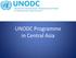 UNODC Programme in Central Asia