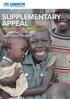 SUPPLEMENTARY APPEAL JANUARY DECEMBER South Sudan Situation