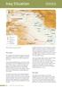 Iraq Situation. Working environment. Total requirements: USD 281,384,443. The context. The needs