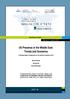 US Presence in the Middle East: Trends and Scenarios A Working Paper in Preparation for the Herzliya Conference 2010