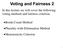 In this lecture we will cover the following voting methods and fairness criterion.