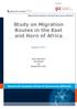 Study on Migration Routes in the East and Horn of Africa