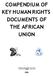 COMPENDIUM OF KEY HUMAN RIGHTS DOCUMENTS OF THE AFRICAN UNION