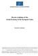Recent evolutions of the Social Economy in the European Union