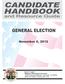 CANDIDATE HANDBOOK and Resource Guide
