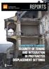 REPORTS SECURITY OF TENURE AND INTEGRATION IN PROTRACTED DISPLACEMENT SETTINGS FROM SHELTER TO HOUSING:
