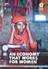 2016- Annual Report AN ECONOMY THAT WORKS FOR WOMEN
