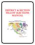 District & Section Fellow Elections Manual
