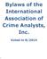 Bylaws of the International Association of Crime Analysts, Inc.