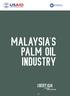 MALAYSIA'S PALM OIL INDUSTRY