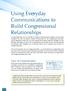 Using Everyday Communications to Build Congressional Relationships