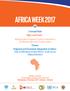 AFRICA WEEK Concept Note High-Level Event: