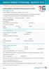 Canberra Institute Of Technology - Application Form
