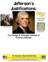 Jefferson s Justifications: