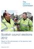 Scottish council elections 2012