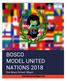 BOSCO MODEL UNITED NATIONS Don Bosco School, Siliguri.