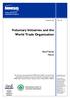 Voluntary Initiatives and the World Trade Organisation