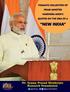 THEMATIC COLLECTION OF PRIME MINISTER NARENDRA MODI S QUOTES ON THE IDEA OF A NEW INDIA