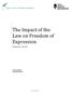The Impact of the Law on Freedom of Expression