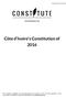 Côte d'ivoire's Constitution of 2016