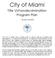 City of Miami. Title VI/Nondiscrimination Program Plan. Revised June 2018