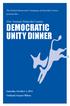 DEMOCRATIC UNITY DINNER