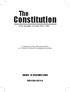 Constitution. of the Republic of South Africa, As adopted on 8 May 1996 and amended on 11 October 1996 by the Constitutional Assembly