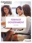 FEMINIST GOVERNMENT FINAL REPORT
